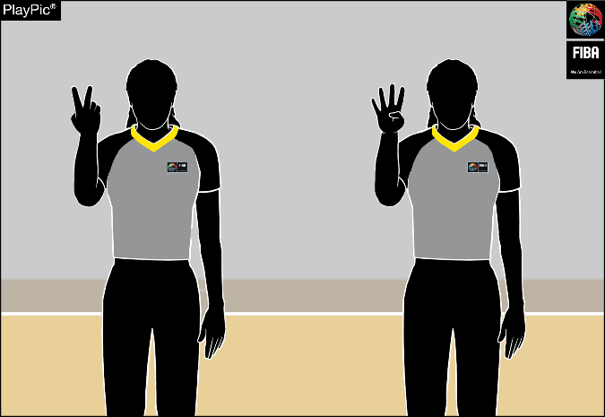 No. 24 — First reverse hand shows number 2 for the decade digit ‒ then open hand shows number 4 for the units’ digit