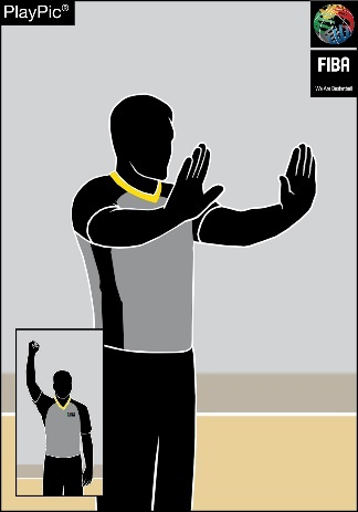 PUSHING OR CHARGING WITHOUT THE BALL — Imitate push