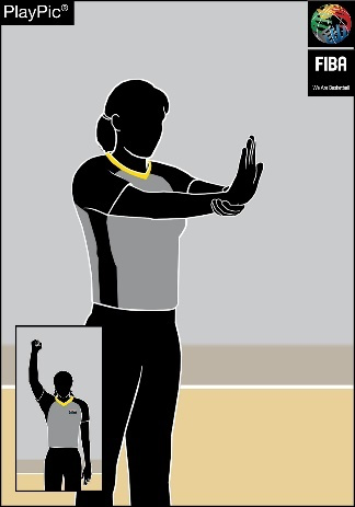 HANDCHECKING — Grab palm and forward motion