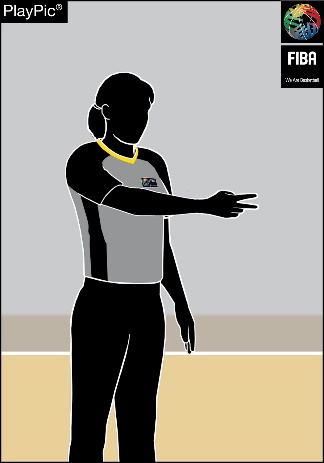 2 FREE THROWS — 2 fingers horizontal