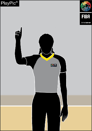 1 FREE THROW — Index finger